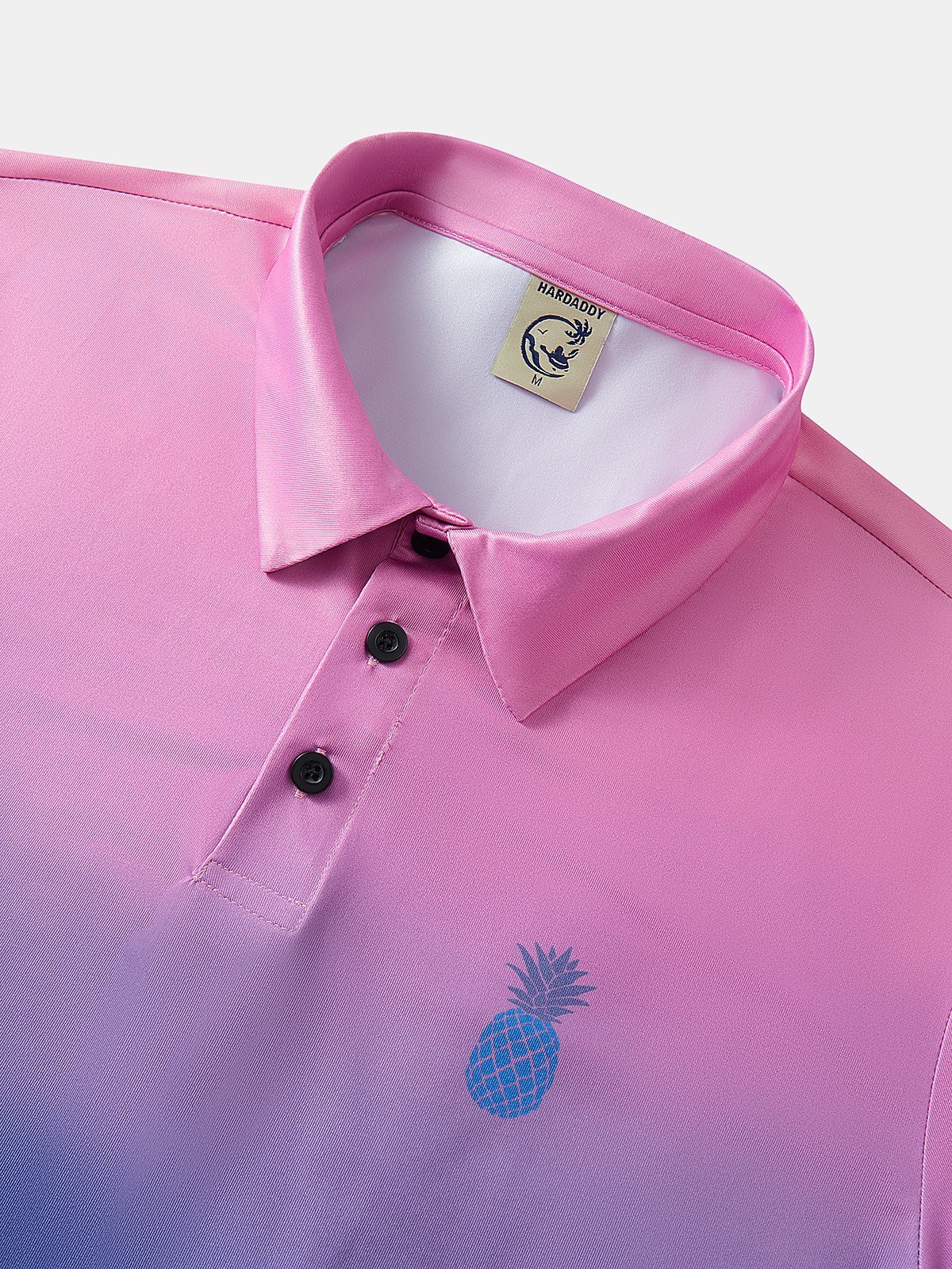Absorbe la humedad Ombre Piña Golf Polo Camisa
