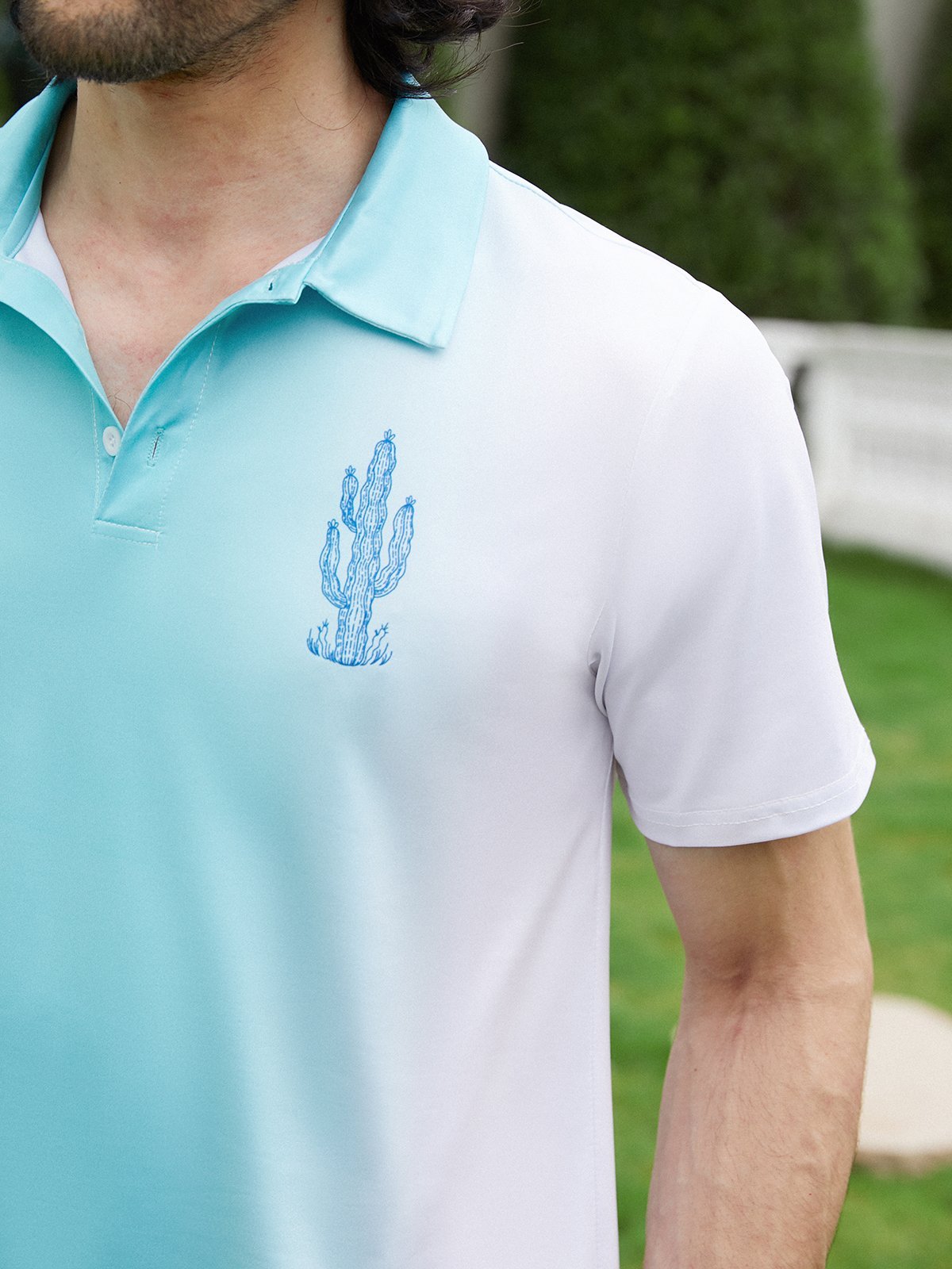 Absorbe la humedad Cactus Golf Polo Camisa