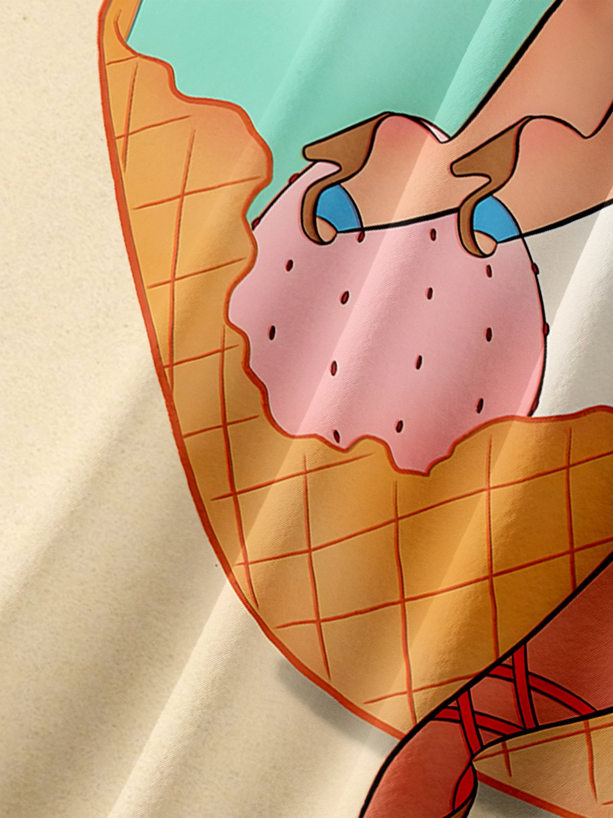 𝑨𝒍𝒊𝒄𝒆 𝑴𝒆𝒐𝒘 XHARDADDY® Helado belleza Camisa