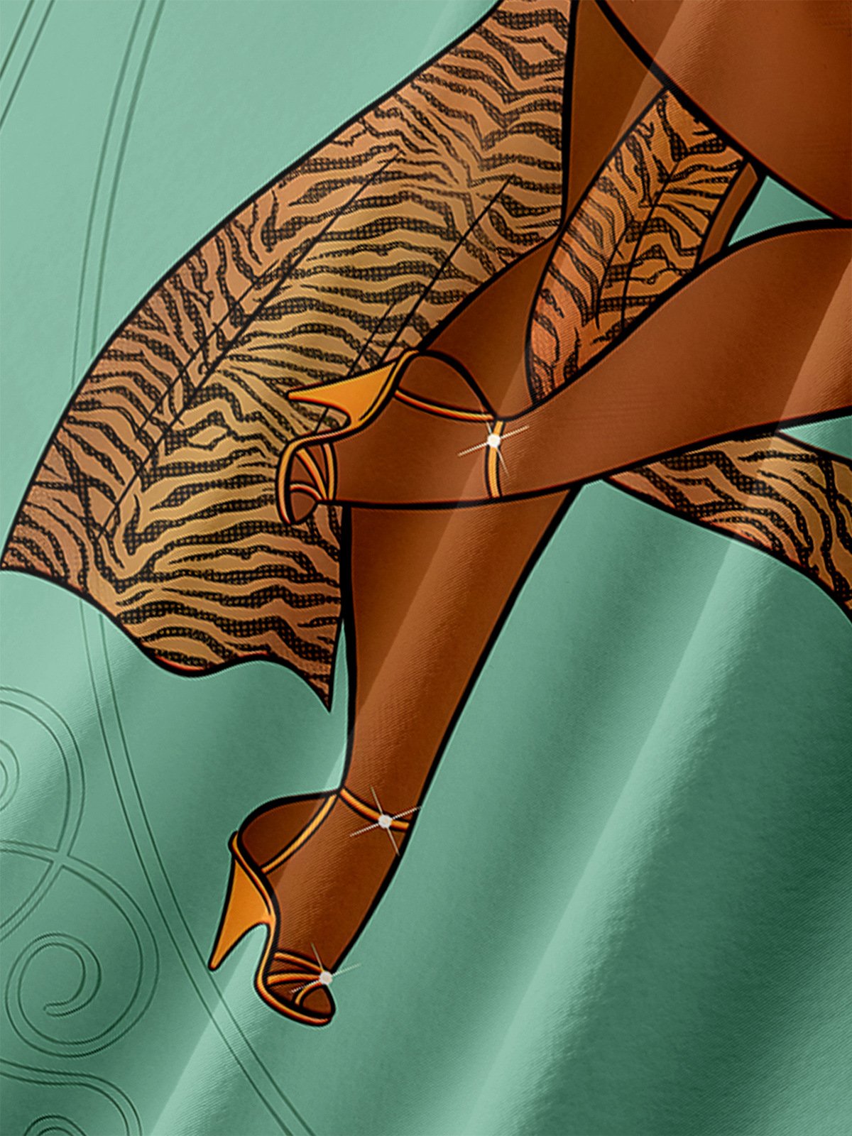 HARDADDY Grande Talla Tiki belleza Camisa By Alice Meow