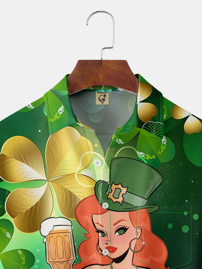 HARDADDY Grande Talla  S t Patricio Camisa By Alice Meow