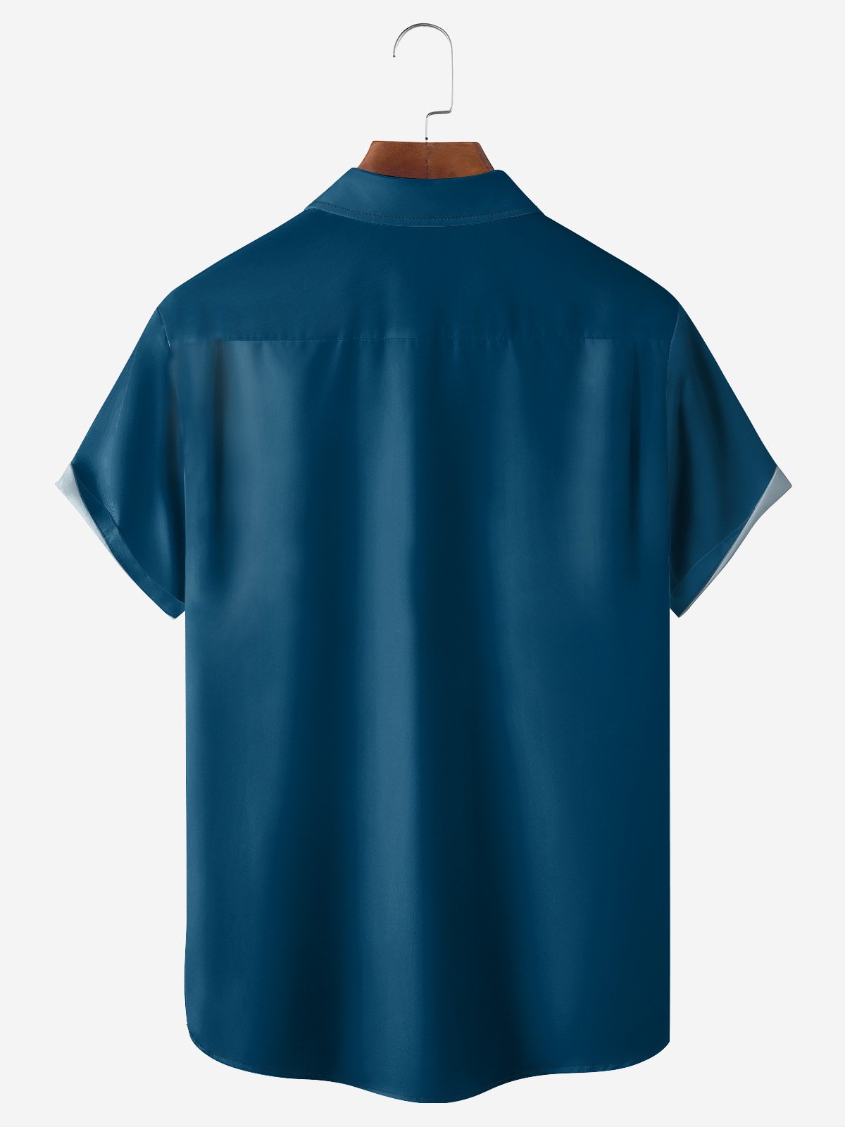 loro Cóctel Pecho Bolsillo Manga Corta hawaiano Camisa