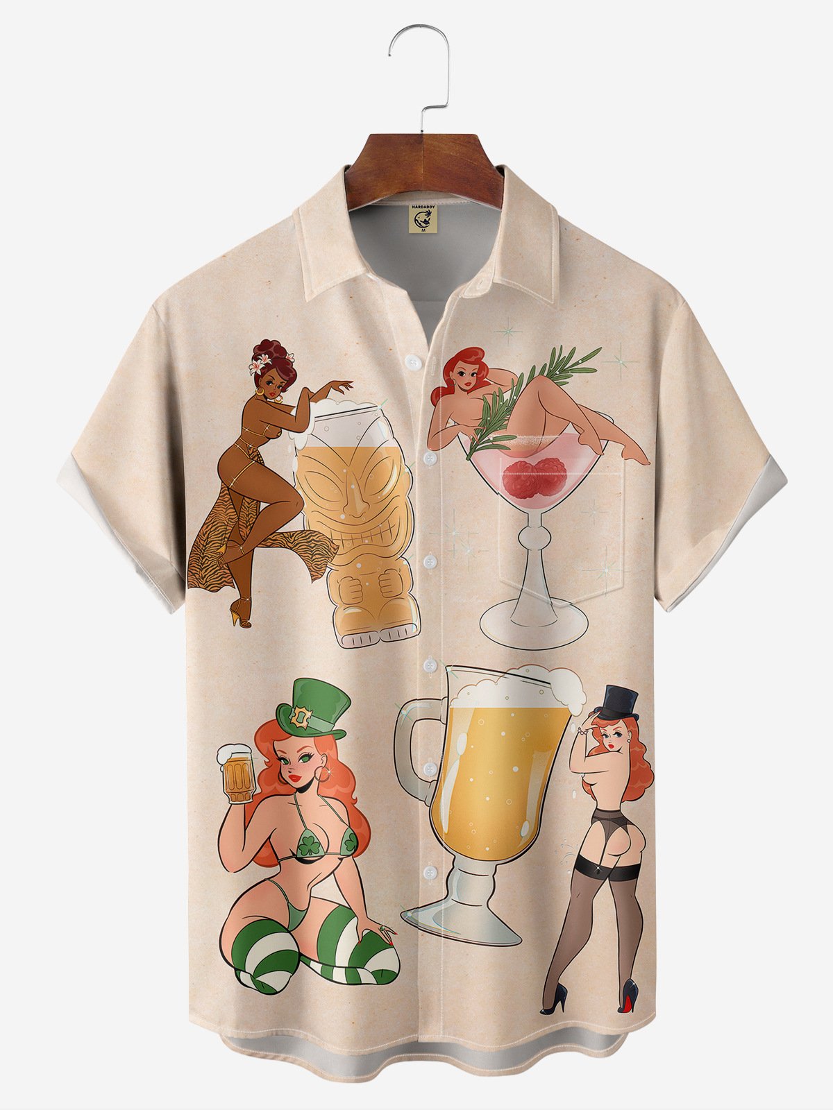 Alicia Miau XHARDADDY® Retro belleza S t. Patrick's día Camisa