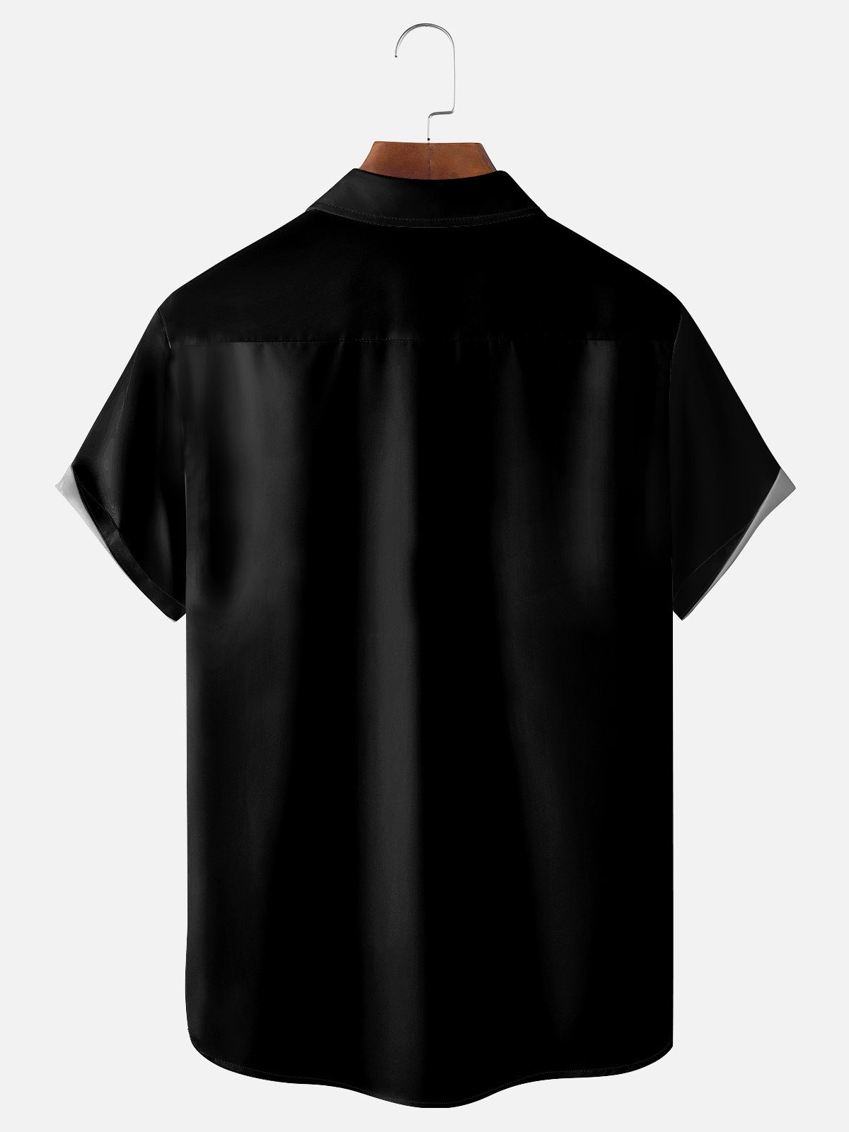 De Hombre Ombre Estampado Frente Botones Suave Respirable Pecho Bolsillo Casual Camisas De Bolos