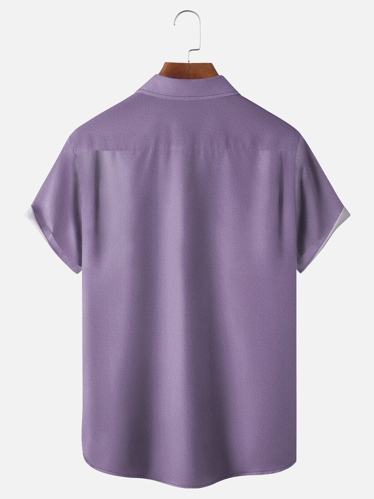 Animal Pecho Bolsillo Manga Corta Bolos Camisa