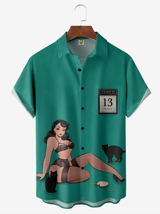 𝑨𝒍𝒊𝒄𝒆 𝑴𝒆𝒐𝒘 X HARDADDY® Negro viernes Camisa