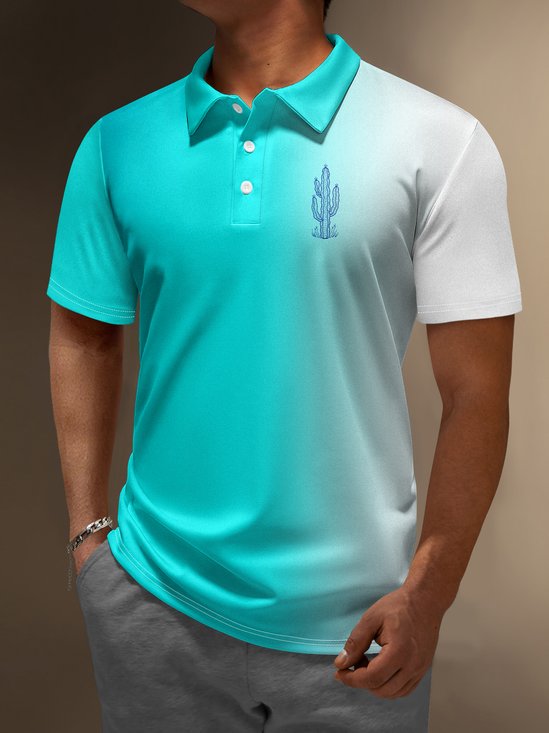 Absorbe la humedad Cactus Golf Polo Camisa