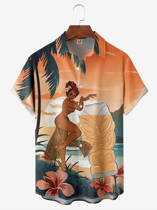 Alicia Miau XHARDADDY® Tiki belleza Camisa