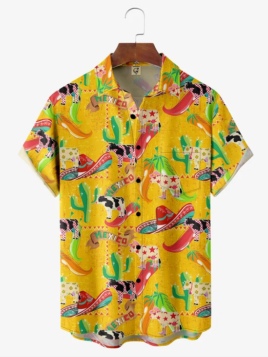 Andreea Dumuta XHARDADDY® mexicano Cactus vaca Camisa