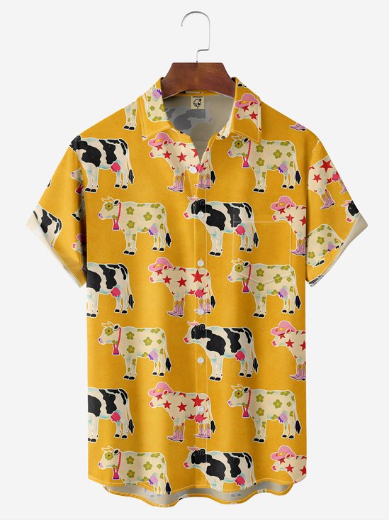 Andreea Dumuta XHARDADDY® Retro occidental vaca Camisa
