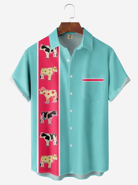 Andreea Dumuta XHARDADDY® Retro vaca Camisa