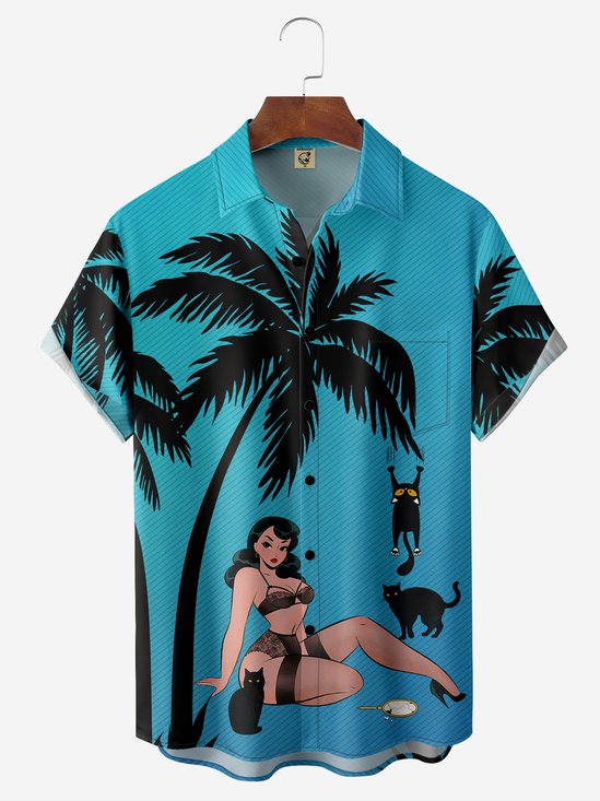 Alicia Miau XHARDADDY® Árbol de coco belleza Camisa