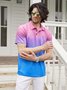 Absorbe la humedad Ombre Piña Golf Polo Camisa