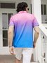 Absorbe la humedad Ombre Piña Golf Polo Camisa