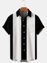 Hawaiano Retro De Hombres Casual Manga Corta Camisa