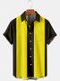 Hawaiano Retro De Hombres Casual Manga Corta Camisa