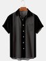 Hawaiano Retro De Hombres Casual Manga Corta Camisa