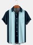 Hawaiano Retro De Hombres Casual Manga Corta Camisa