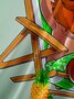 S t. Patrick's día Pecho Bolsillo Manga Corta hawaiano Camisa