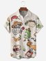 Cinco de Mayo Pecho Bolsillo Manga Corta Casual Camisa