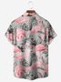 De Hombres Estampado Casual Respirable Manga Corta Hawaiano Camisa