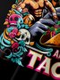 mexicano Cultura Pecho Bolsillo Manga Corta hawaiano Camisa