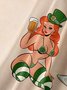 Alicia Miau XHARDADDY® Retro belleza S t. Patrick's día Camisa