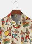mexicano Cultura Pecho Bolsillo Manga Corta hawaiano Camisa