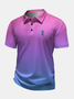 Absorbe la humedad Ombre Piña Golf Polo Camisa