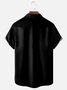 De Hombre Ombre Estampado Frente Botones Suave Respirable Pecho Bolsillo Casual Camisas De Bolos