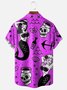 Sirena Pecho Bolsillo Manga Corta hawaiano Camisa