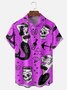 Sirena Pecho Bolsillo Manga Corta hawaiano Camisa
