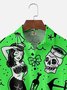Sirena Pecho Bolsillo Manga Corta hawaiano Camisa
