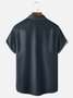 De Hombre De Billar Camisa Coco Árbol Estampado Respirable Casual Hawaiano Camisa