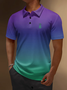 Absorbe la humedad Ombre Piña Golf Polo Camisa