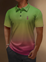 Absorbe la humedad Ombre Piña Golf Polo Camisa