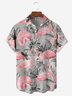 De Hombres Estampado Casual Respirable Manga Corta Hawaiano Camisa